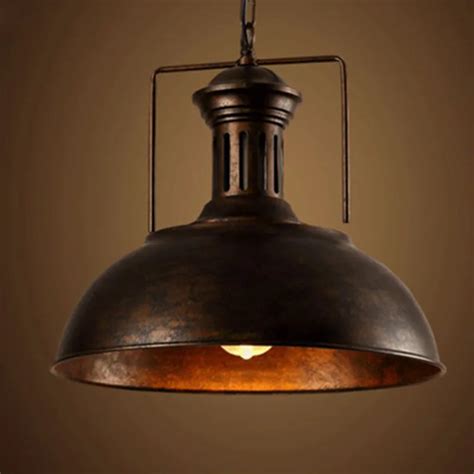 Edison Vintage Industrial Lamp Shade Chain Pendant Light Retro Loft