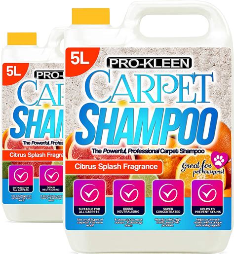 Pro Kleen Professional Carpet And Upholstery Shampoo Citrus Fragrance
