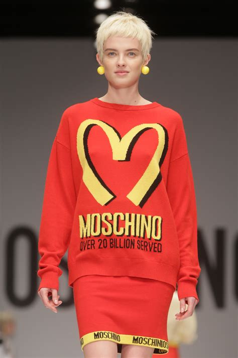 Moschino Mcdonalds Jeremy Scott Clothes At Milan Fashion Week