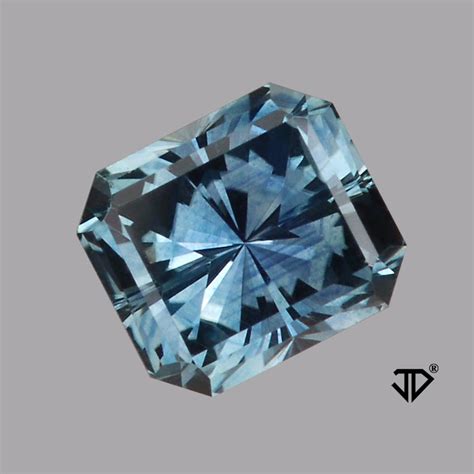 Blue Montana Sapphire Radiant Style Cut 137 Carats John Dyer Gems