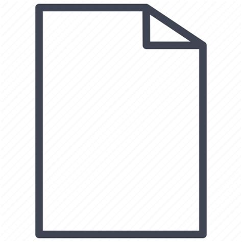 Blank Document Documents Format Paper Text Icon Download On