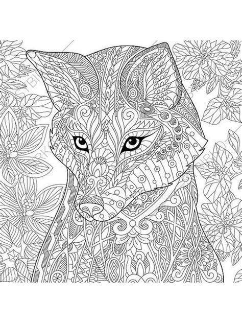 13 Printable Fox Coloring Pages For Adults Ideas In 2021
