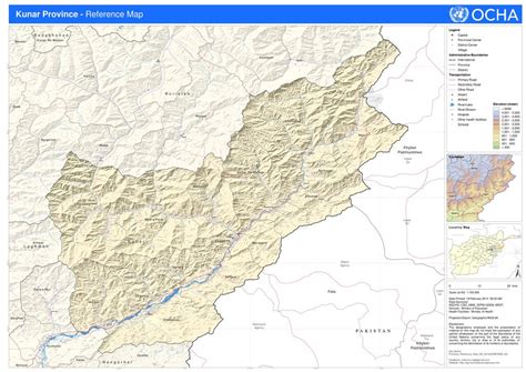 Afghanistan kunar province location.png 600 × 461; Afg: Kunar Province - Reference Map | HumanitarianResponse