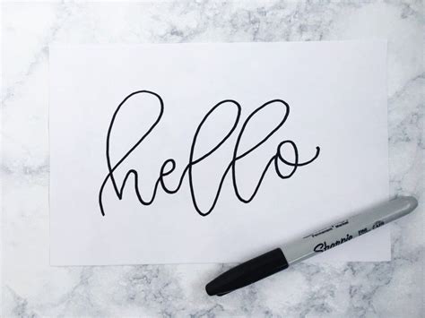 Step By Step Guide To Faking Calligraphy Like A Pro Free Practice