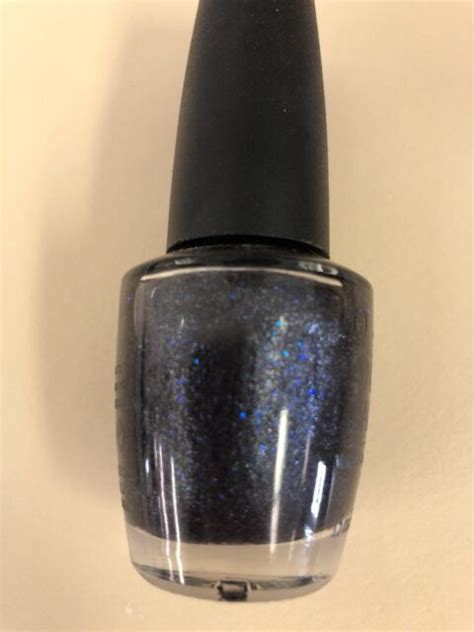 Opi Midnight Blue Glitter Nail Polish Nl T01 Ebay