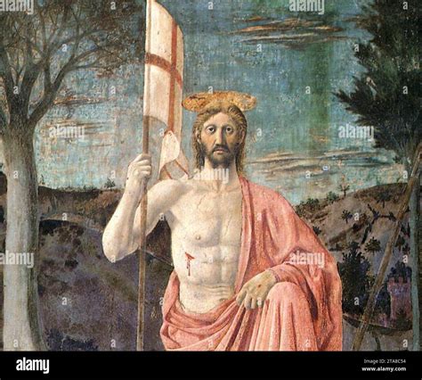 Resurrection Detail 1463 65 By Piero Della Francesca Stock Photo Alamy