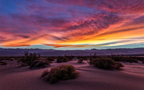 Landscape Nature Desert Sunset Death Valley Sand