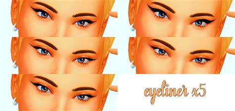 Sims 4 Maxis Match Eye Liner
