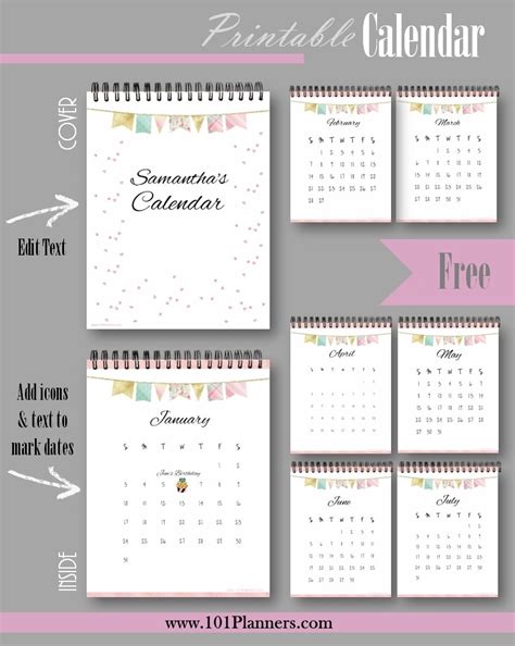 Free April 2021 Calendars 101 Different Designs And Borders