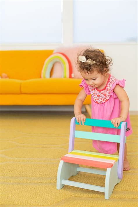 This type of step stool would surely bring joy to your kids. How to Make a Kids' Step Stool Chair | Diy kids chair ...