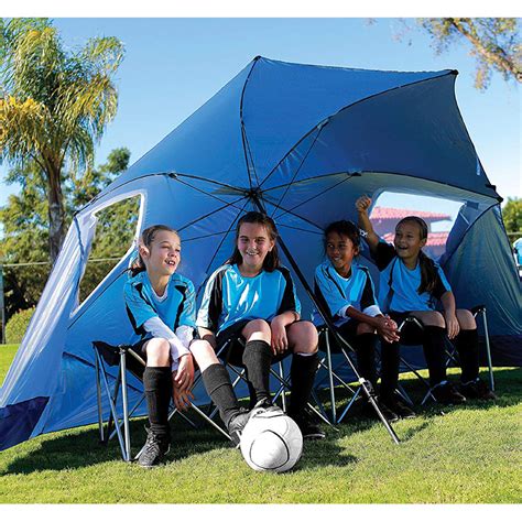 Sklz Sport Brella Spf 50 Sun And Rain Canopy Umbrella Blue Buy Online