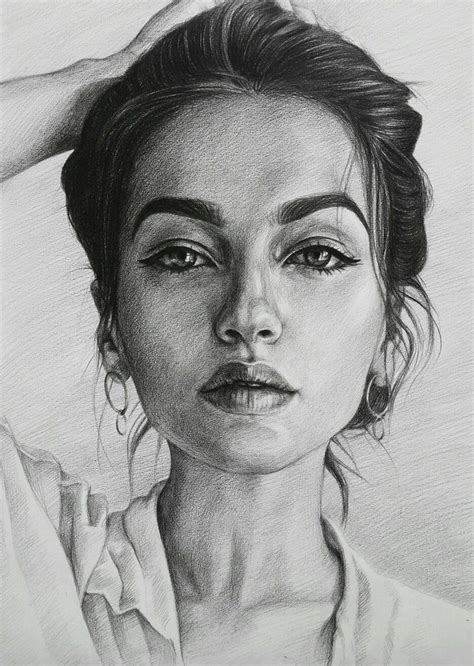 Woman Portrait Drawing At Explore Collection Of