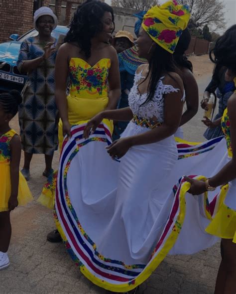 Showing ethnic and unique.one of the tsonga traditional dress is the traditional dresses. Beautiful Yellow Tsonga Bridesmaid's Dress 2020 • stylish ...