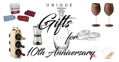 What is the 10th anniversary gift? 50 Best 10 Year Anniversary Gift Ideas that They Will ...