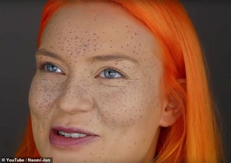 Youtube Makeup Artist Naomi Jon Does Semi Permanent Henna Freckles