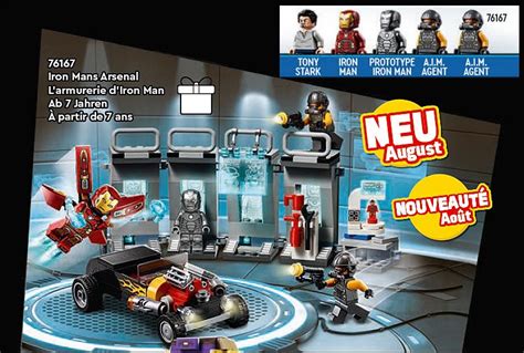 Lego Marvel 76167 Iron Man Armory à Combiner Avec Le Set 76125 Iron