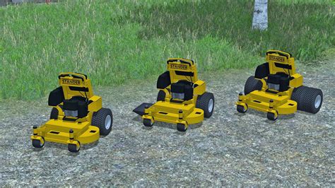 Fs17 Mower Pack With Wright Staners V10 Fs 17 Implements And Tools Mod