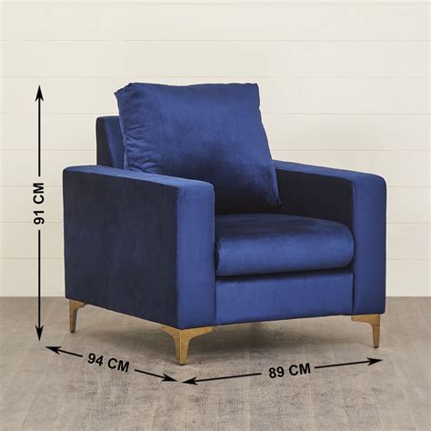 Buy Noir Novelty Nxt 321 Seater Velvet Sofa Set With Cushions Blue