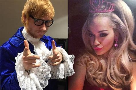 Rita Ora As Barbie And Ed Sheeran As Austin Powers Stars Go All Out For Halloween Mirror Online