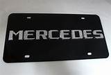 Photos of Mercedes License Plate Frame