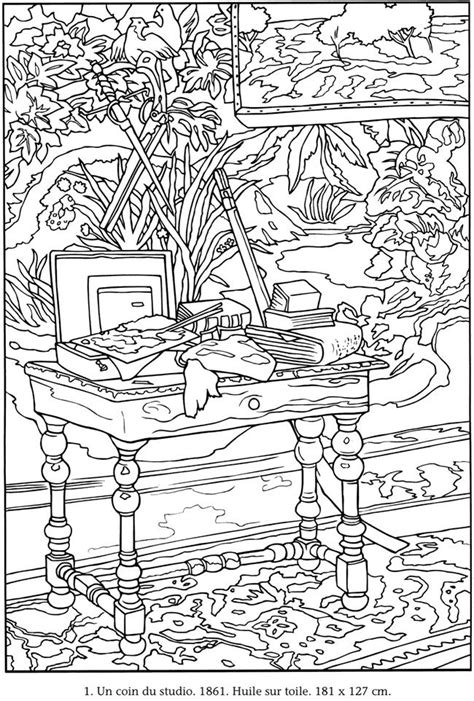 Download 925 best Coloring famous paintings images on Pinterest | Coloring pages, Coloring books and ...