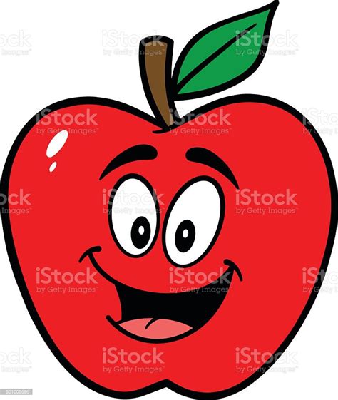 Apple Mascot Stock Illustration Download Image Now Apple Fruit