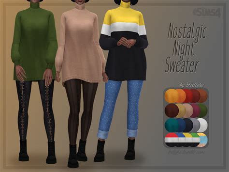 The Sims Resource Trillyke Nostalgic Night Sweater