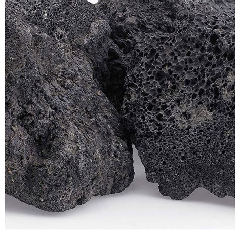Volcanic Black Lava Rock Stone