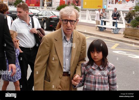 Woody Allen With Daughter Bechet Allen Attending The Photo Call Press