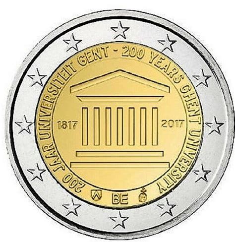 Uncirculated Commemorative 200th Anniversary Of The Ghent University 2