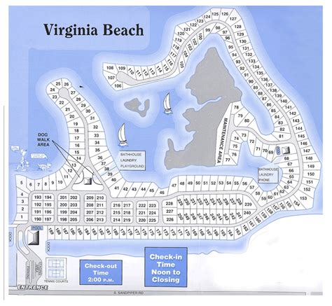 Virginia Beach RV Resort, Virginia Beach, VA - GPS, Campsites, Rates