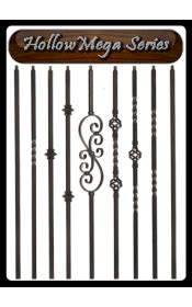 Wrought Iron Railings and Balusters | Wrought iron handrail, Wrought iron railing, Iron balusters