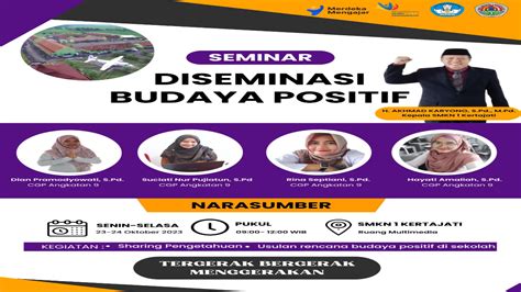 Seminar Diseminasi Budaya Positif Smk Negeri 1 Kertajati