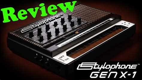 Stylophone Gen X 1 Tests And Review And Stylophone Case Review Youtube