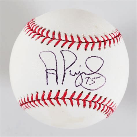 Albert Pujols Signed Baseball Angels Coa Psadna Memorabilia Expert