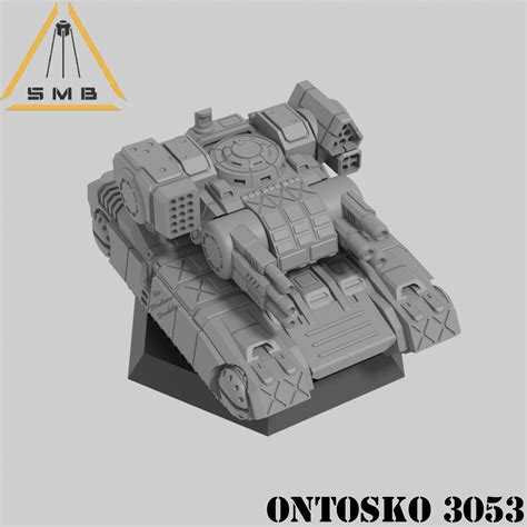 Battletech Miniatures Ontos Heavy Tank 3053 Version Sirmortimerbombito Sculpt