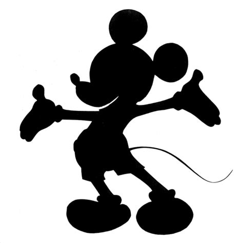 Silueta De Mickey Mouse Para Imprimir Imagenes Y Dibujos Para Imprimir