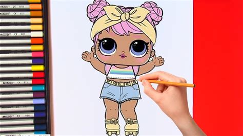 Як намалювати ляльку ЛОЛ How To Draw A Lol Surprise Doll Sunrise