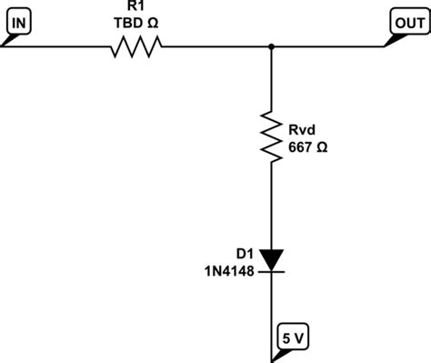Electronic Need Help Understanding Simple Diode Clamp And Voltage