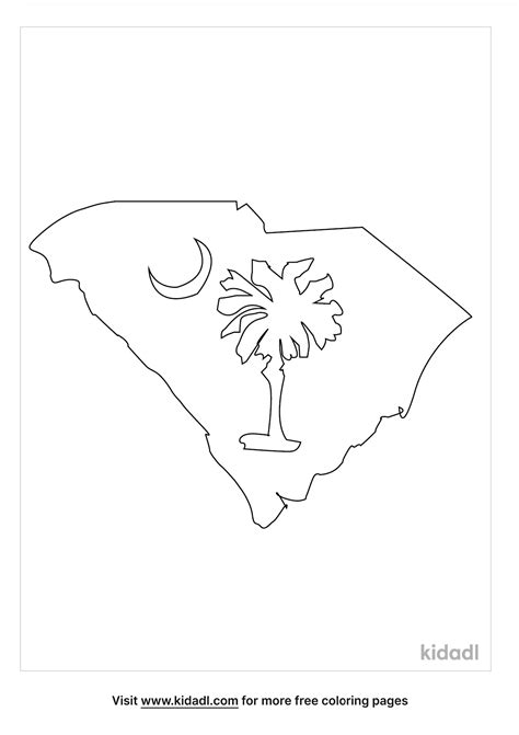 Free South Carolina Coloring Page Coloring Page Printables Kidadl