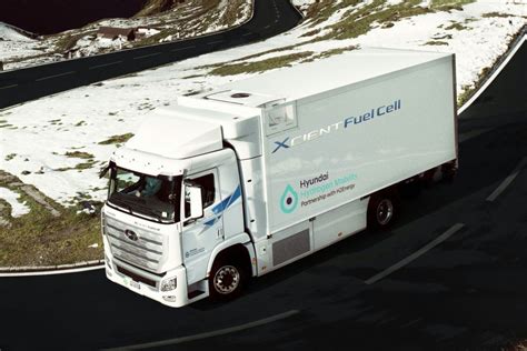 Hyundai Xcient Debuts As The Worlds First Mass Produced Fuel Cell