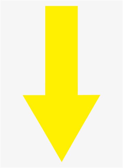 Yellow Arrow Down Yellow Arrow Down Png Free Transparent Png