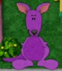purple kangaroo voice blues clues blues big musical game   voice actors