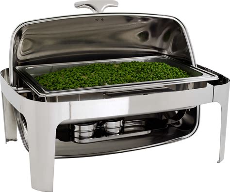 Chafing Dish Stainless Steel Rolltop Rectangular 75lt Catro
