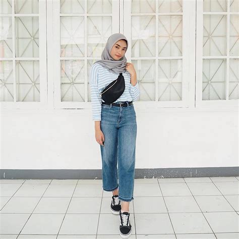 Ootd Casual Hijab Remaja Inspiration Hijab Style Outfit Of The Day Ootd 2019 See More
