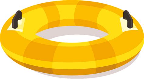 Inflatable Swimming Ring Yellow Clipart Free Download Transparent Png