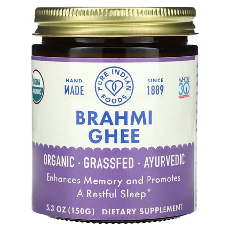 Pure Indian Foods Brahmi Ghee Oz G