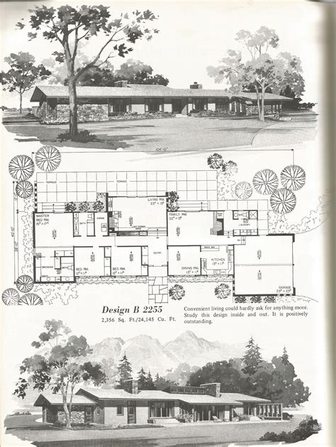 Vintage House Plans 2255 Vintage House Plans Ranch Style House Plans
