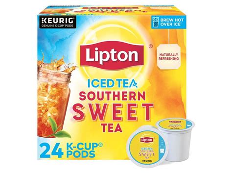 Lipton Iced Tea K Cup Pods Southern Sweet Black Tea Caffeinated Tea