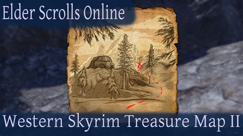Western Skyrim Treasure Map 2 Ii Elder Scrolls Online ESO YouTube